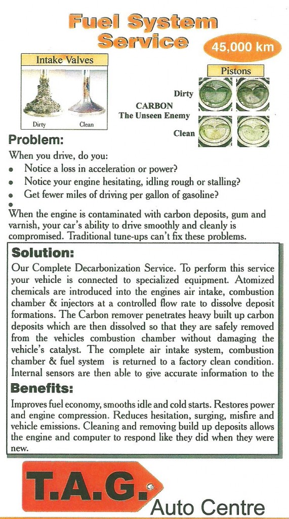 Tag Auto Fuel Sysytem Service