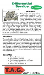 Tag Auto Centre Differential Service